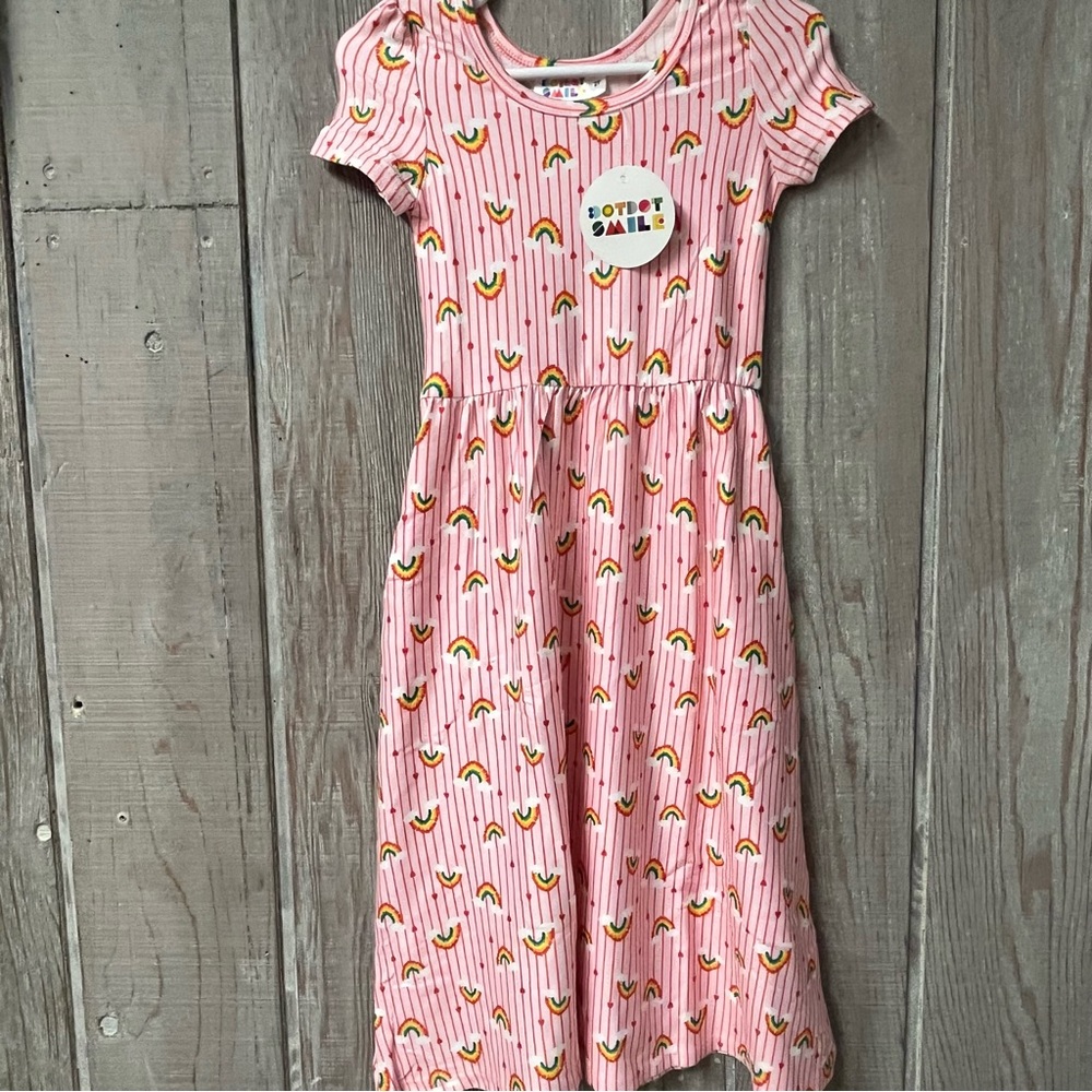 Dot Dot Smile Rainbow Maxi Dress